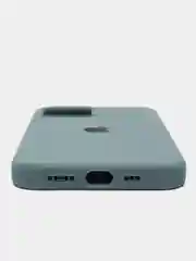Синий меланж чехол силиконовый Silicone Case для iPhone 12, 12 Pro, 12 Pro Max, 12 Mini