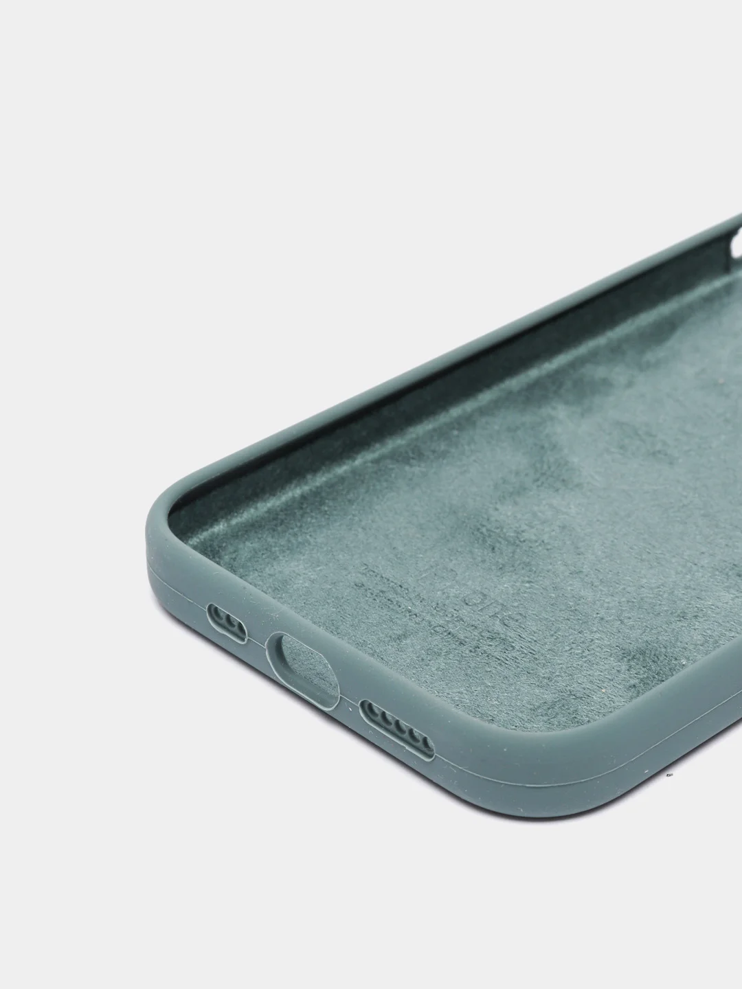 Синий меланж чехол силиконовый Silicone Case для iPhone 12, 12 Pro, 12 Pro Max, 12 Mini