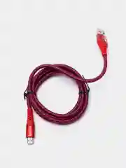 Красный кабель для зарядки и передачи данных Type-C/Micro-USB BOROFONE BU13