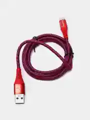 Красный кабель для зарядки и передачи данных Type-C/Micro-USB BOROFONE BU13