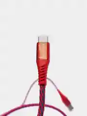 Красный кабель для зарядки и передачи данных Type-C/Micro-USB BOROFONE BU13