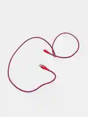 Красный кабель для зарядки и передачи данных Type-C/Micro-USB BOROFONE BU13