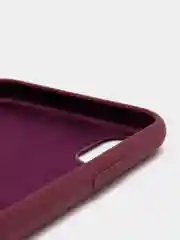 Багровый чехол силиконовый для iPhone X/XS (Айфон)