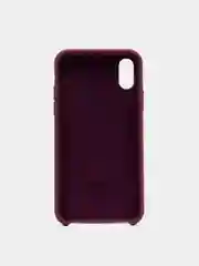 Багровый чехол силиконовый для iPhone X/XS (Айфон)
