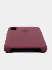 Багровый чехол силиконовый для iPhone X/XS (Айфон)