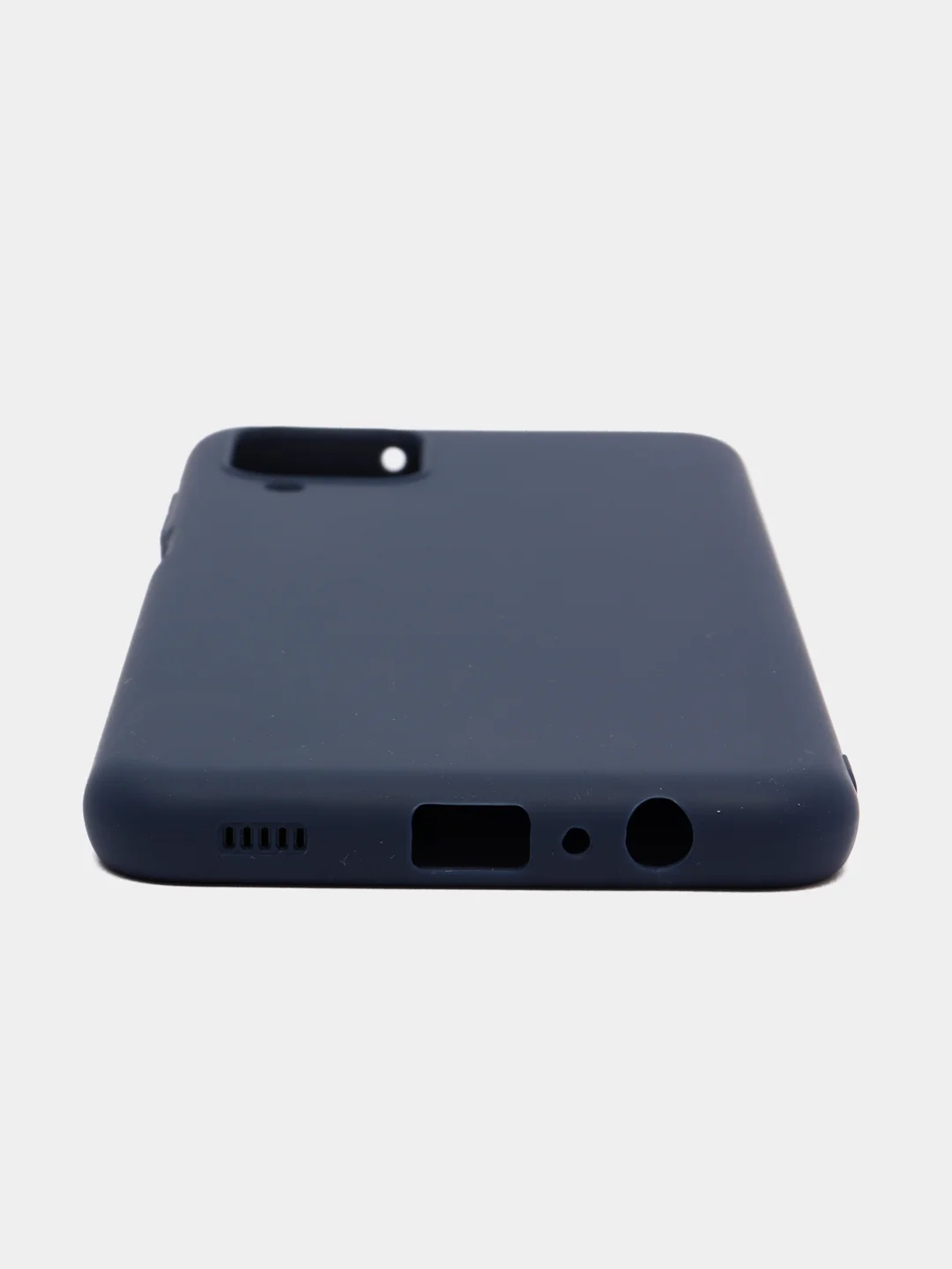 Синий чехол для Samsung A12/A125F/M12/M127F, силиконовый, матовый