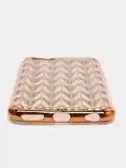 Золотой защитный силиконовый чехол для iPhone 6, со стразами