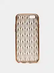Золотой защитный силиконовый чехол для iPhone 6, со стразами