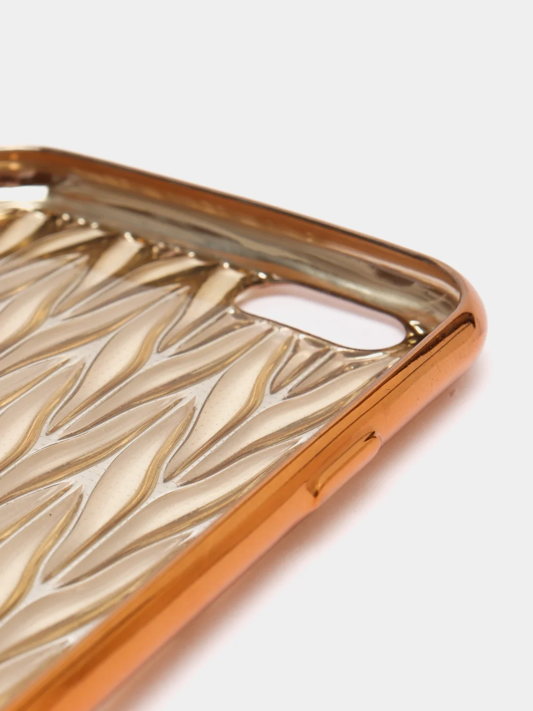 Золотой защитный силиконовый чехол для iPhone 6, со стразами