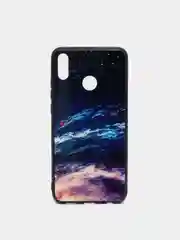 Темно-синий чехол Honor 8X с принтами