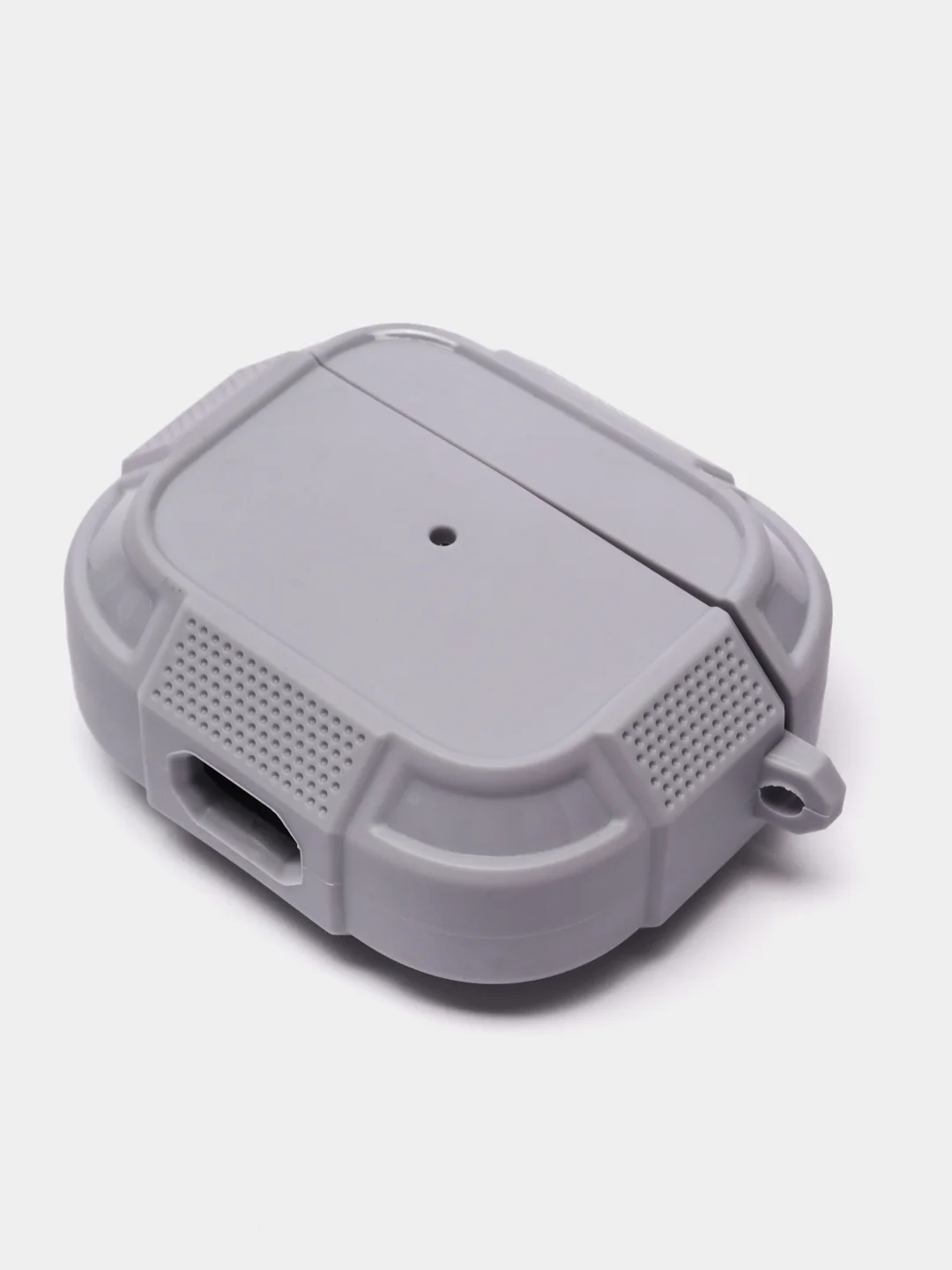 Серый силиконовый чехол для наушников Apple Airpods 3 эппл аирподс