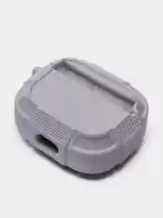 Серый силиконовый чехол для наушников Apple Airpods 3 эппл аирподс