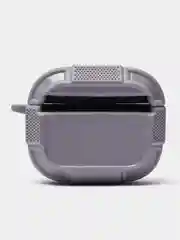 Серый силиконовый чехол для наушников Apple Airpods 3 эппл аирподс