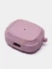 Розовый силиконовый чехол для наушников Apple Airpods 3 эппл аирподс
