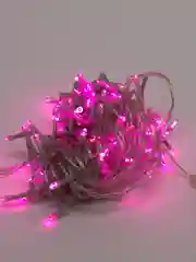 Розовый светодиодная гирлянда, новогодняя, 3 размера