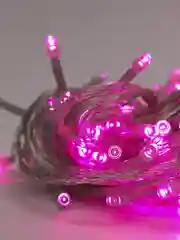 Розовый светодиодная гирлянда, новогодняя, 3 размера