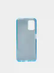 Голубой чехол Samsung Galaxy A03s, Самсунг Галакси А03с блестящий