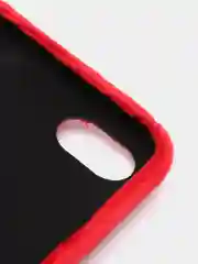 Чехол "Бархатное сердце" для iPhone 11, 12, 12 Pro, 6, 7, 8, SE (2020)