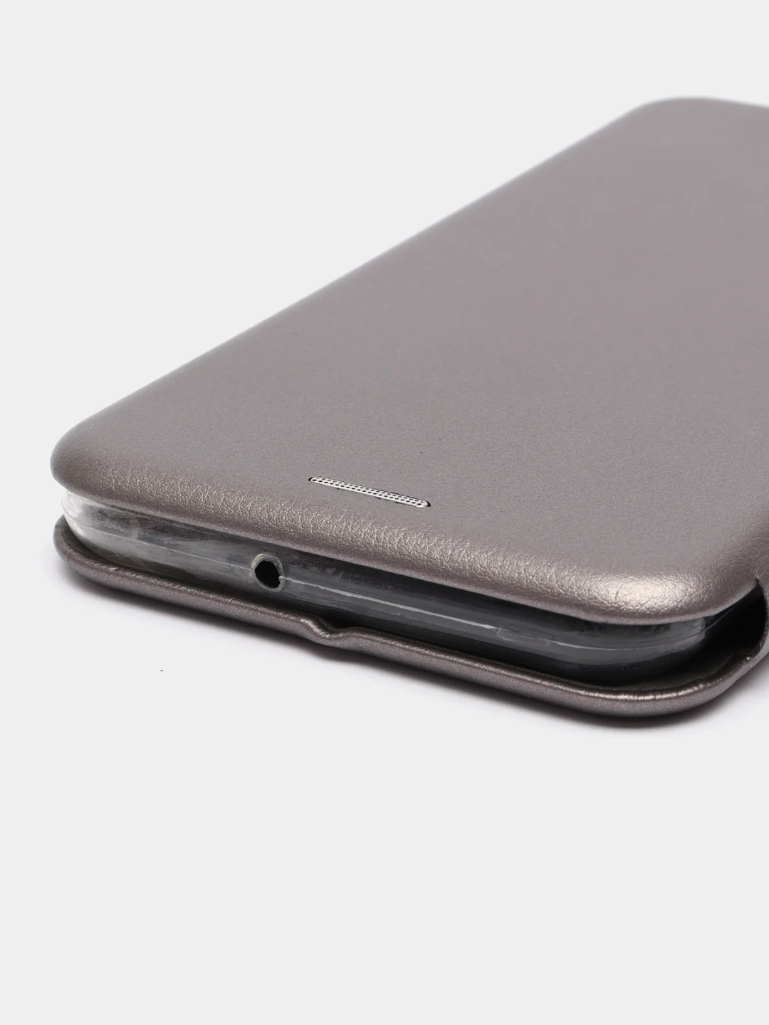 Серебряный чехол книжка на Samsung Galaxy M21 / M30s, Самсунг Галакси М21 / М30с