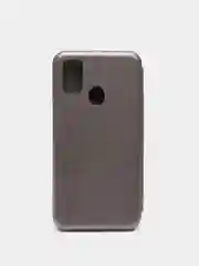 Серебряный чехол книжка на Samsung Galaxy M21 / M30s, Самсунг Галакси М21 / М30с