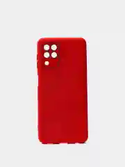 Красный чехол для Samsung A22 защита камеры