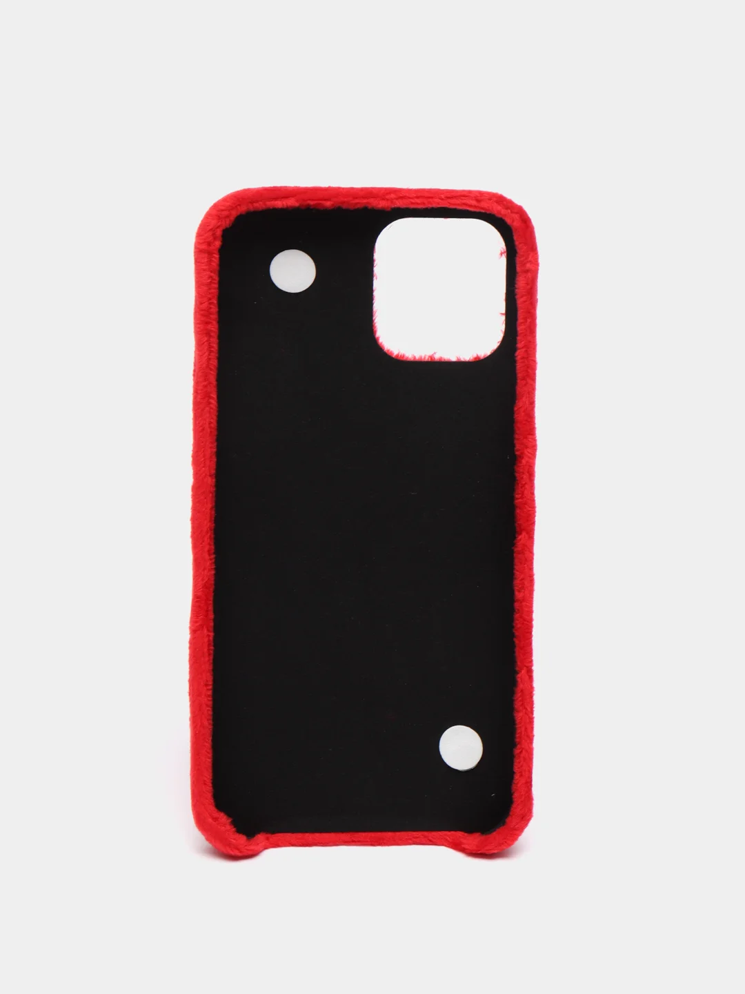 Чехол "Бархатное сердце" для iPhone 11, 12, 12 Pro, 6, 7, 8, SE (2020)