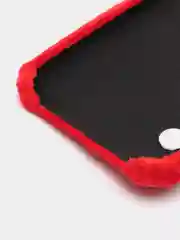Чехол "Бархатное сердце" для iPhone 11, 12, 12 Pro, 6, 7, 8, SE (2020)
