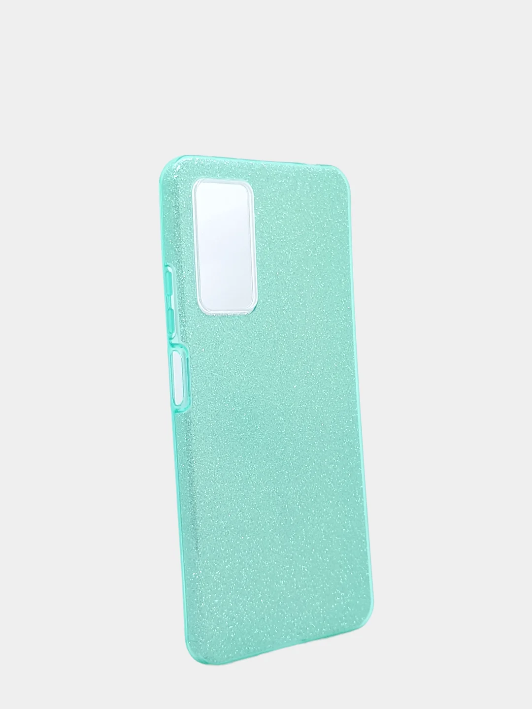 Бирюзовый чехол блестящий Xiaomi Redmi Note 11 Pro 4G накладка с блёстками
