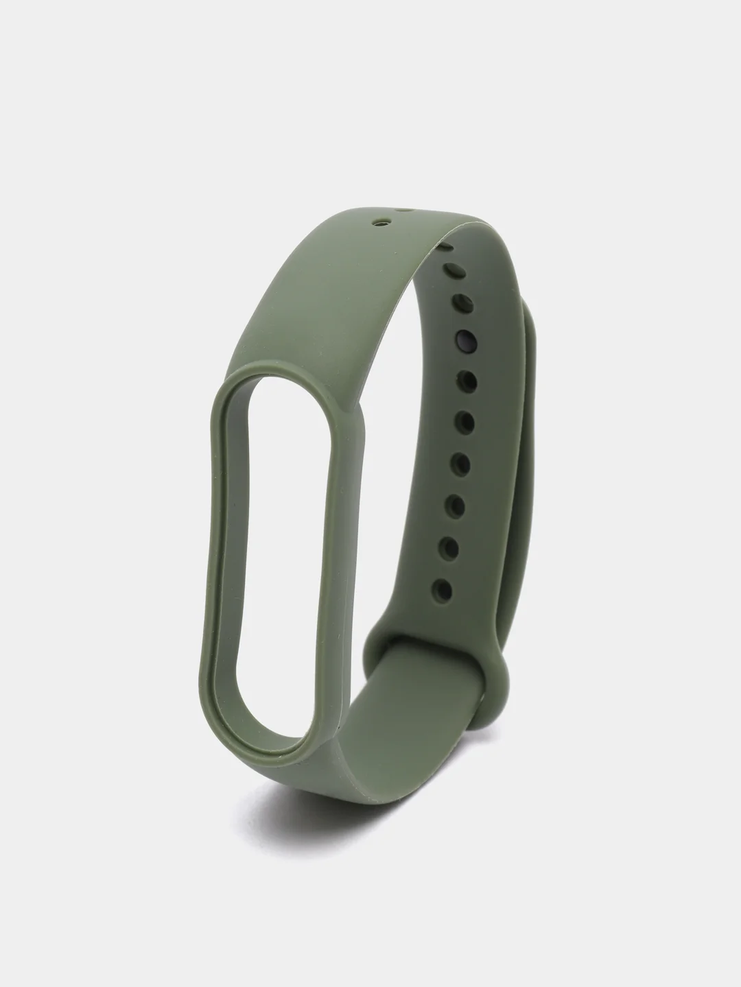 Зеленый силиконовый ремешок Xiaomi Mi Band 2 / Mi Band 3 / Mi Band 4 / Mi Band 5