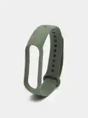 Зеленый силиконовый ремешок Xiaomi Mi Band 2 / Mi Band 3 / Mi Band 4 / Mi Band 5