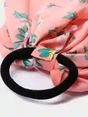 Коралловый бант на резинке, заколка для волос с искусственным жемчугом
