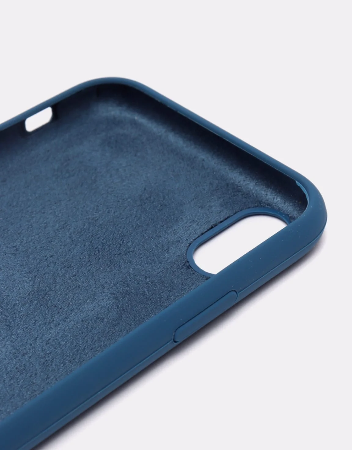 Синий меланж защитный силиконовый чехол для iPhone X iPhone 10, с яблоком