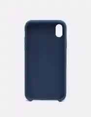 Синий меланж защитный силиконовый чехол для iPhone X iPhone 10, с яблоком