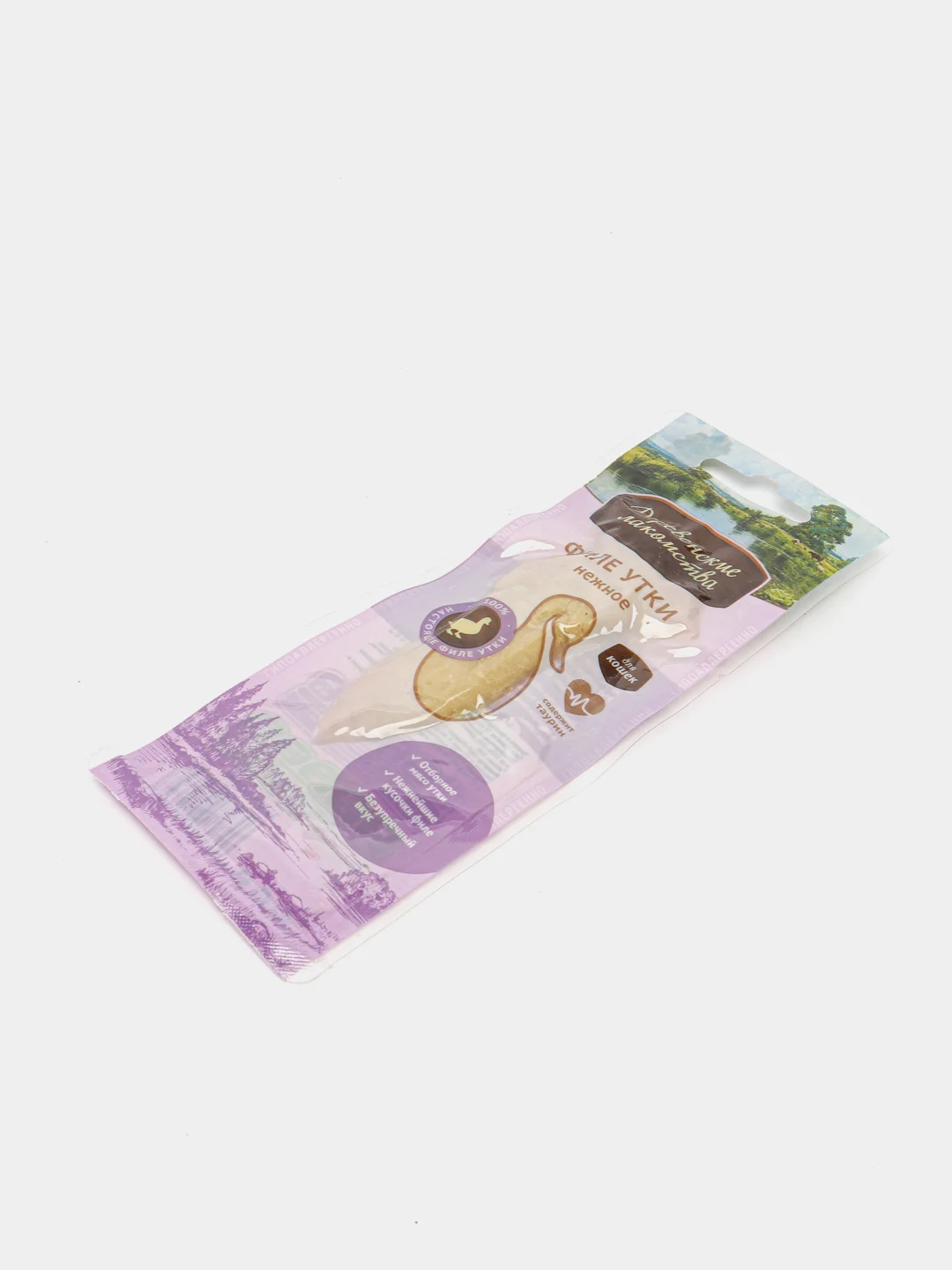 Лакомство для кошек Деревенские Лакомства "Филе утки нежное", 10 г