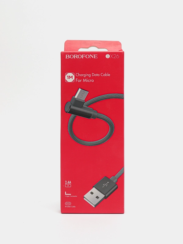 Кабель для зарядки телефона Android micro usb 1 м Borofone BX26 usb