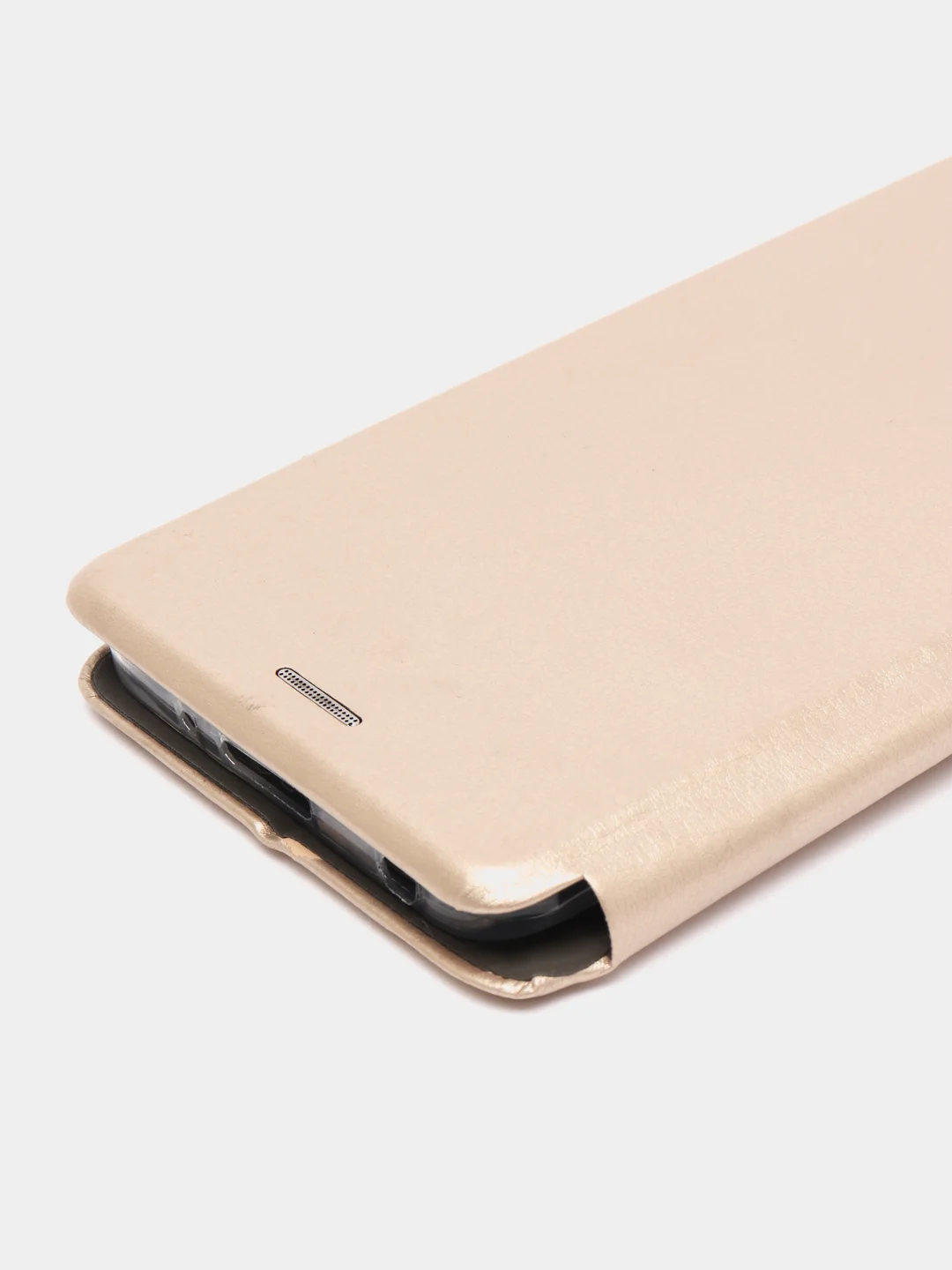 Золотой чехол-книжка для Xiaomi Redmi 10