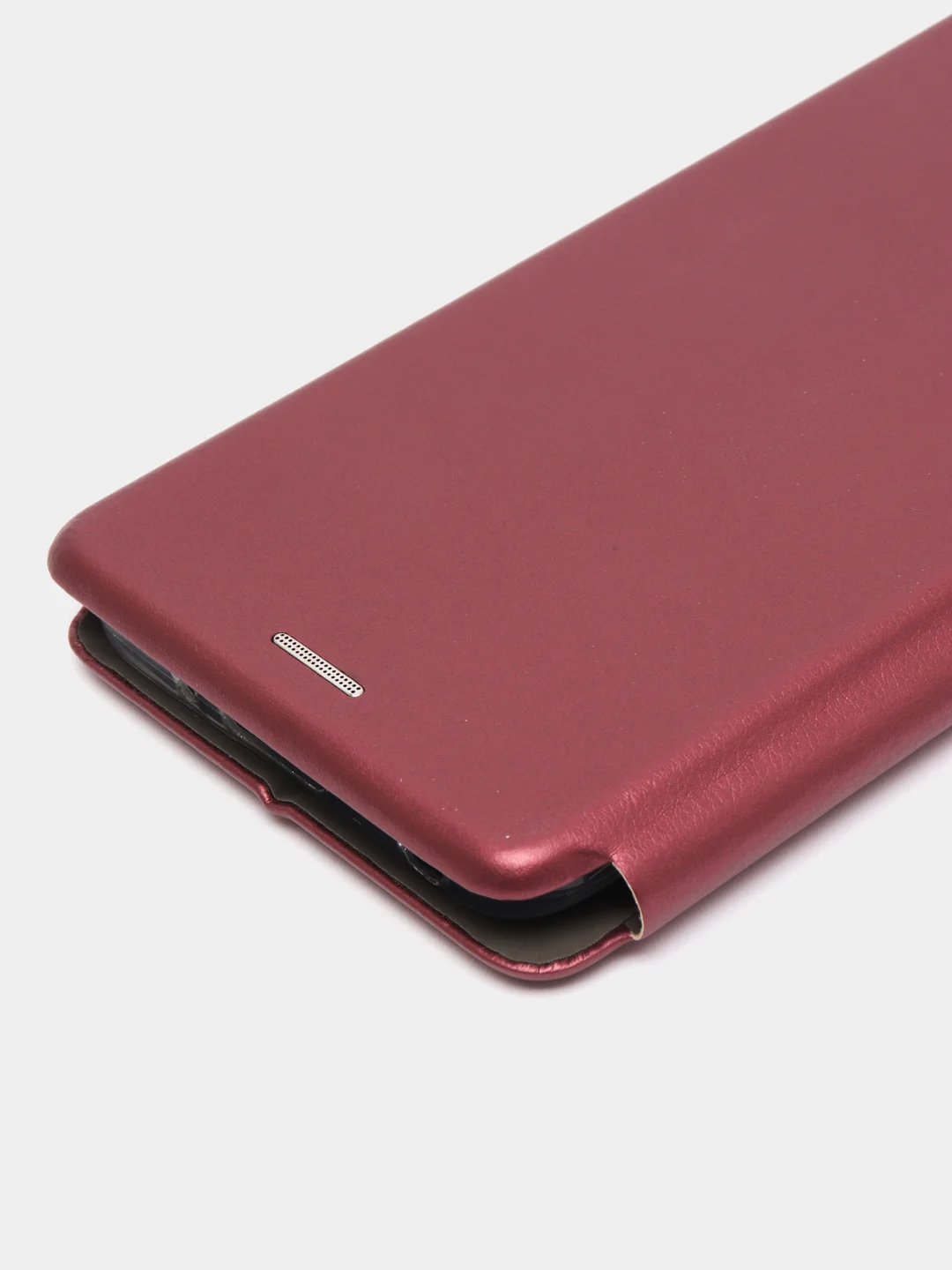 Багровый чехол-книжка для Xiaomi Redmi 10