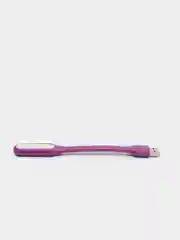 Фиолетовый светодиодный USB светильник, гибкая LED лампа, фонарик