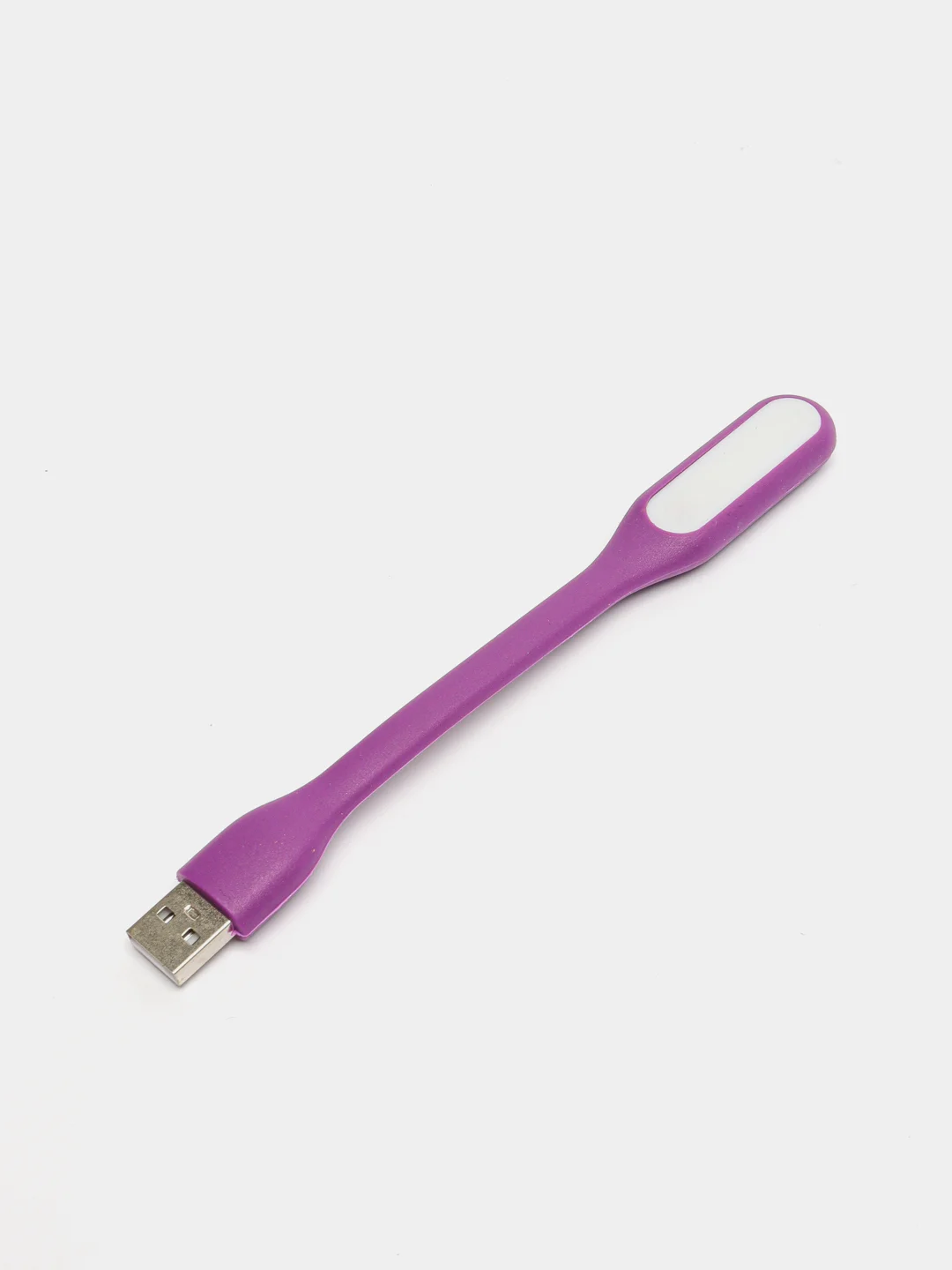 Фиолетовый светодиодный USB светильник, гибкая LED лампа, фонарик