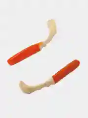 Белый приманка MANNS Flipper, 80 мм, 2 штуки
