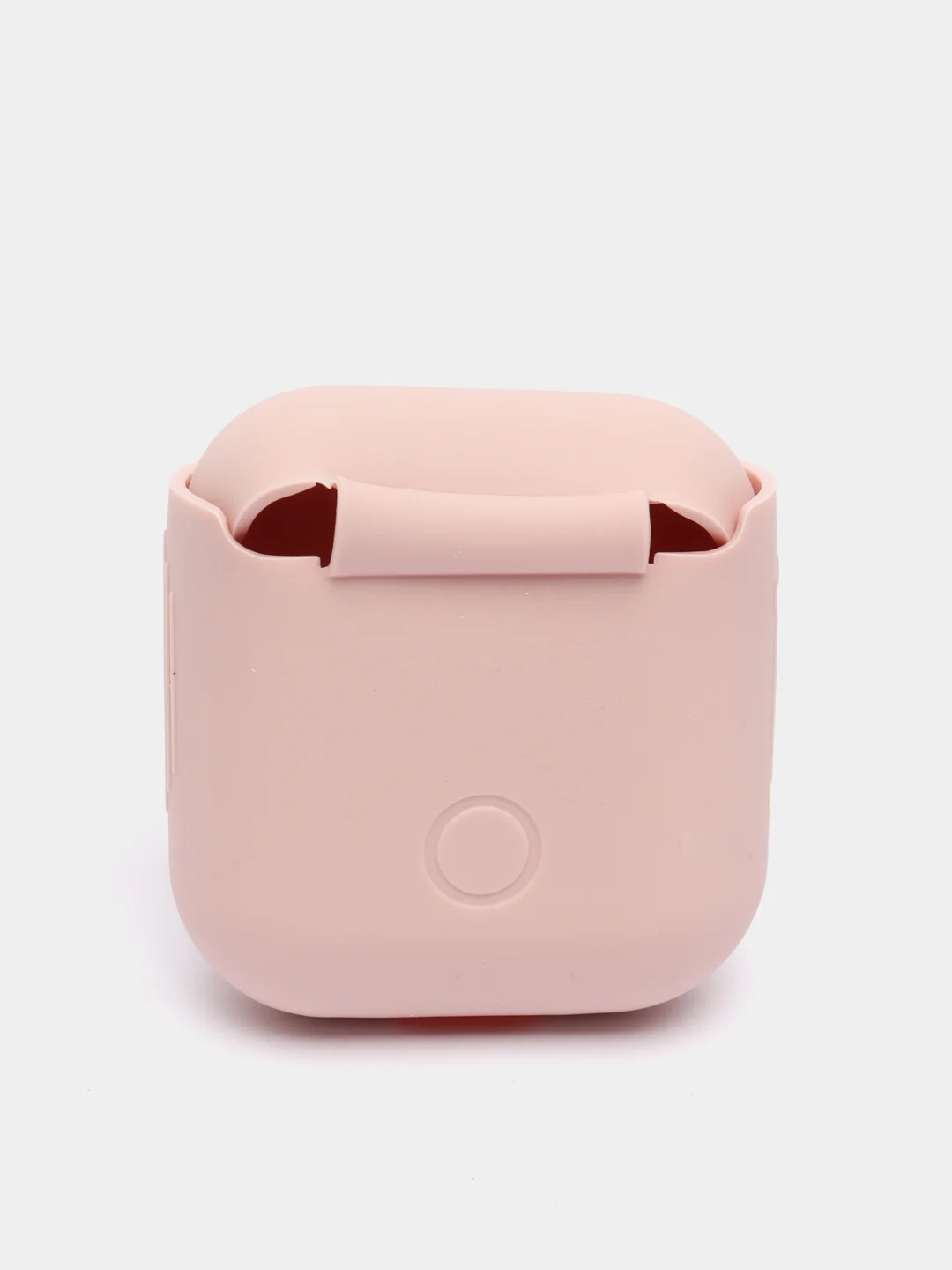 Алый силиконовый чехол для наушников Apple AirPods 2