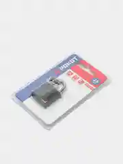 Замок навесной серый металл