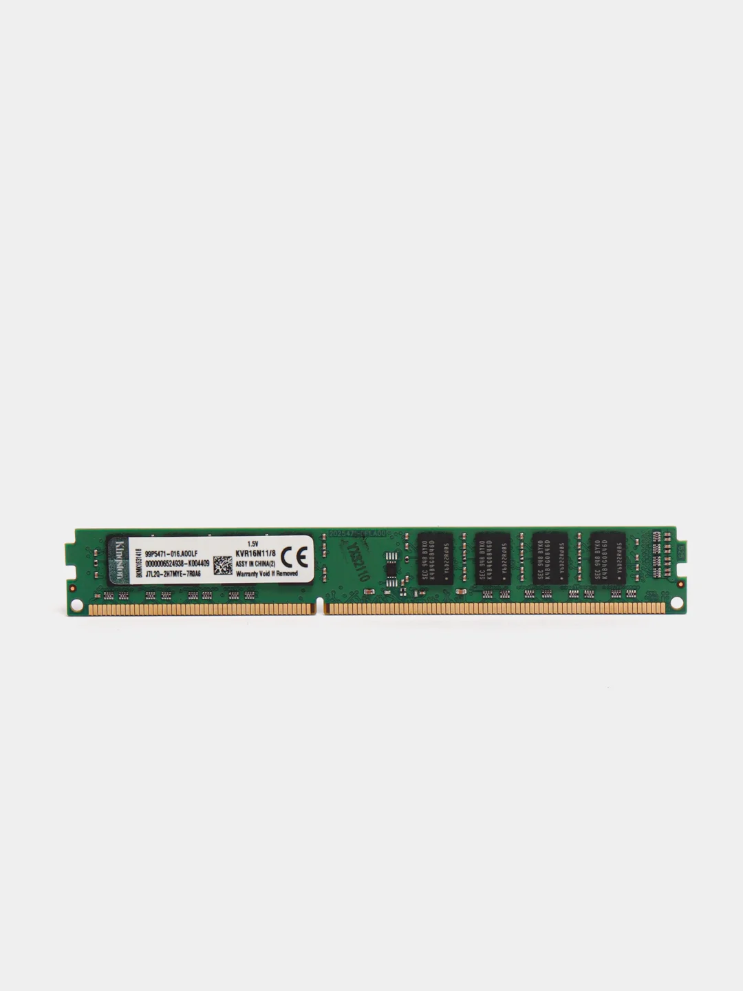 Kingston DDR3 8 ГБ 1600 MHz DIMM PC3-12800U, 1 x 8 гб