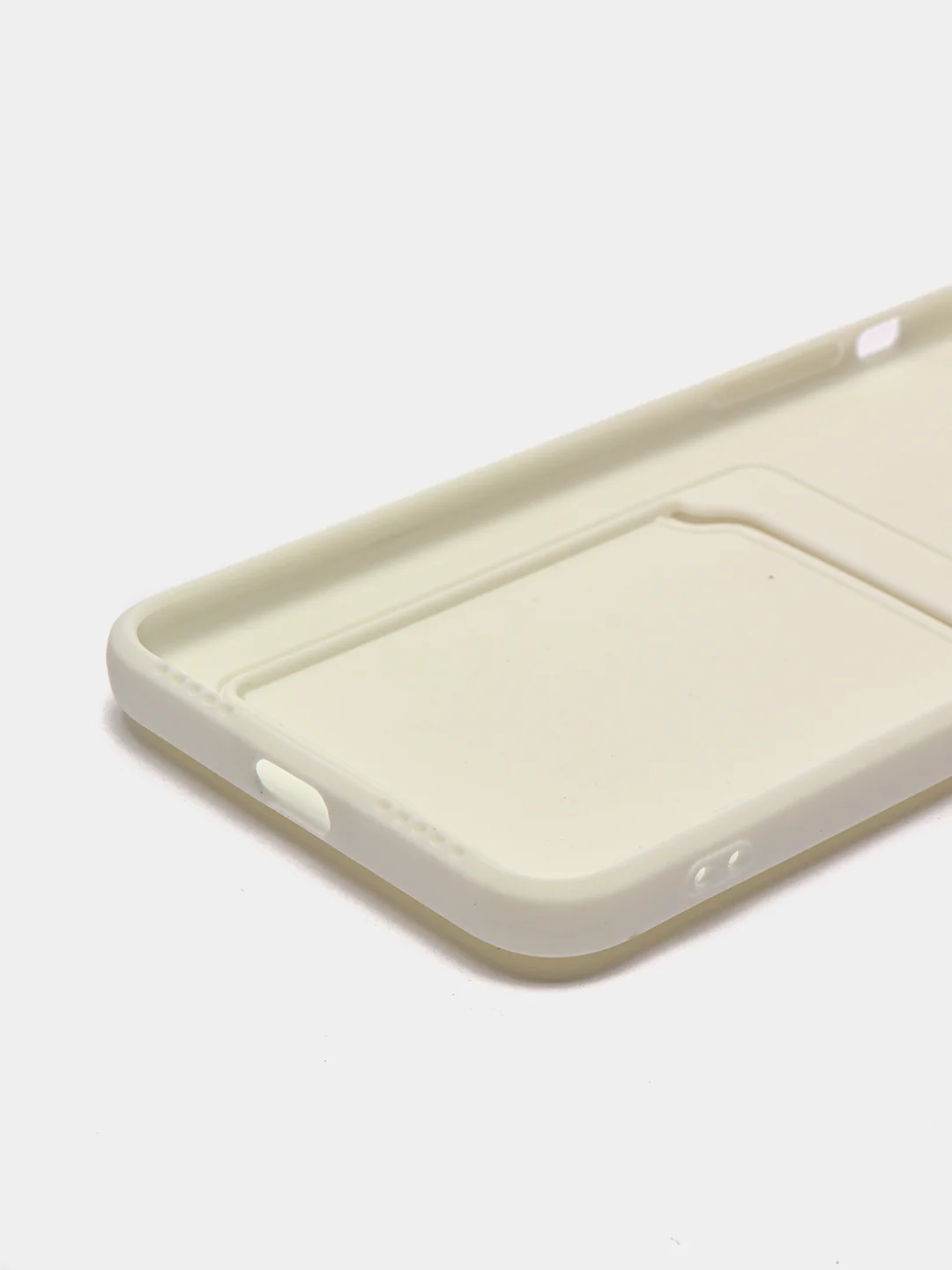 Белый чехол для iPhone 11, 12, 13, Pro, Max, 7, 8, Plus, с карманом для карт, защита камеры