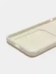 Белый чехол для iPhone 11, 12, 13, Pro, Max, 7, 8, Plus, с карманом для карт, защита камеры