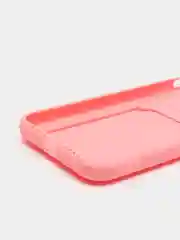 Розовый чехол для iPhone 11, 12, 13, Pro, Max, 7, 8, Plus, с карманом для карт, защита камеры