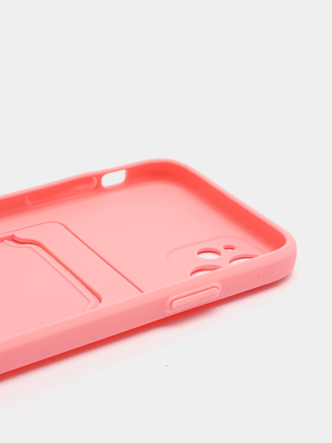 Розовый чехол для iPhone 11, 12, 13, Pro, Max, 7, 8, Plus, с карманом для карт, защита камеры