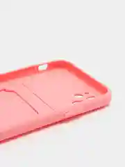 Розовый чехол для iPhone 11, 12, 13, Pro, Max, 7, 8, Plus, с карманом для карт, защита камеры