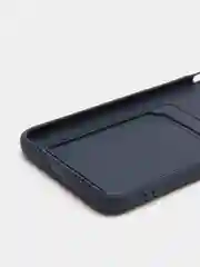 Темно-синий чехол для iPhone 11, 12, 13, Pro, Max, 7, 8, Plus, с карманом для карт, защита камеры