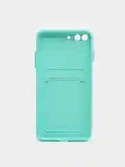 Мятный чехол для iPhone 11, 12, 13, Pro, Max, 7, 8, Plus, с карманом для карт, защита камеры